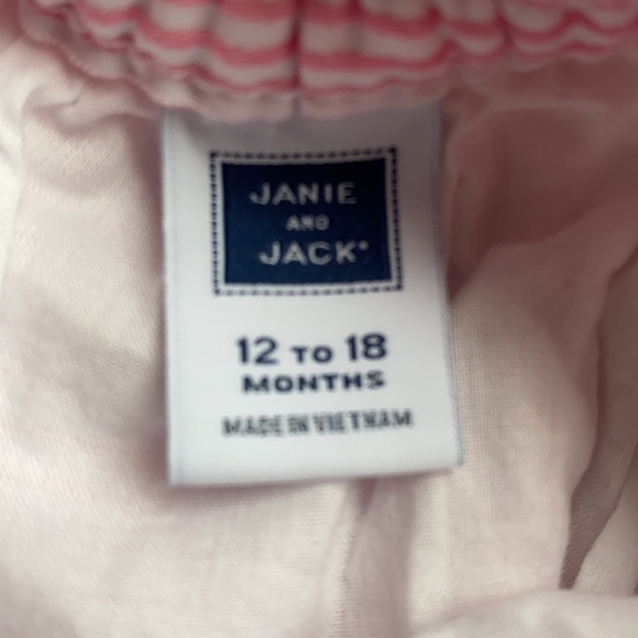 Janie and Jack pink and white skirt - Picture 3 of 3
